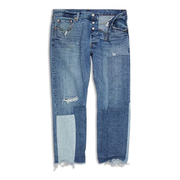 Levi’s 501 Color block denim jeans - Picture 1 of 9